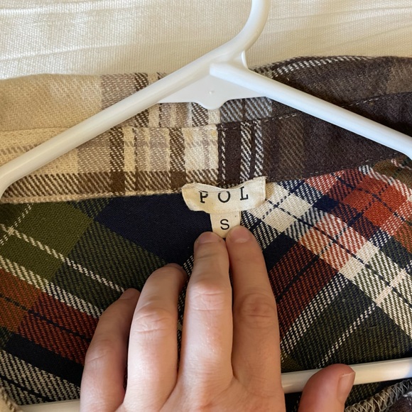 NWT - Oversized contrasted flannel shirt - Picture 4 of 4